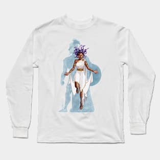 Medusa turned Perseo into stone Long Sleeve T-Shirt